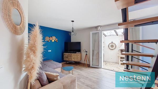 Istres, Maison 125m², type 4, 3 chambres, au calme absolu, atelier, garage, cave, véranda, terrasse et jardin