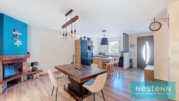 Istres, Maison 125m², type 4, 3 chambres, au calme absolu, atelier, garage, cave, véranda, terrasse et jardin