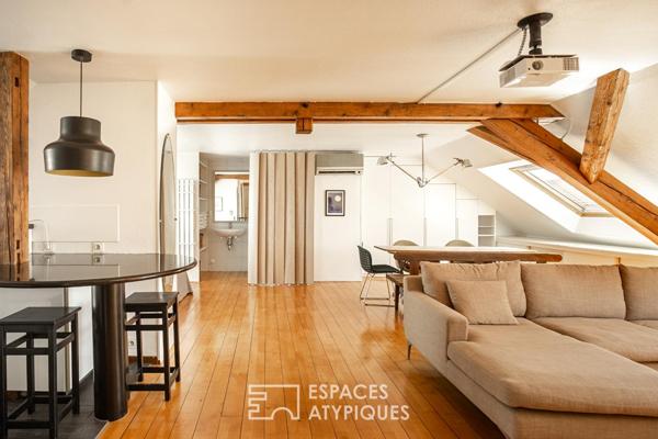 Dernier étage avec balcon quartier Contades