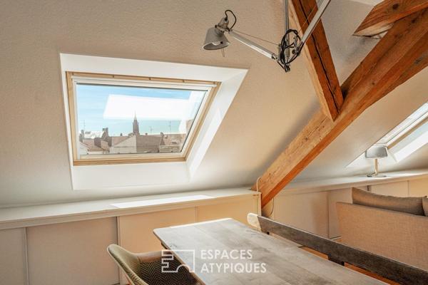 Dernier étage avec balcon quartier Contades
