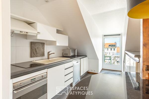 Dernier étage avec balcon quartier Contades