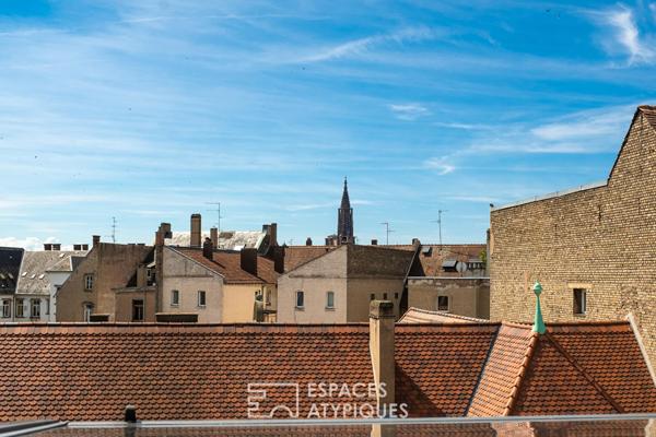 Dernier étage avec balcon quartier Contades