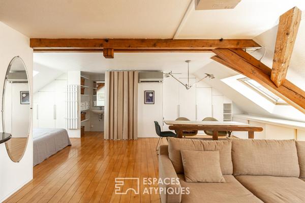 Dernier étage avec balcon quartier Contades
