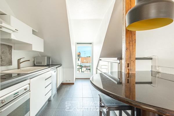 Dernier étage avec balcon quartier Contades