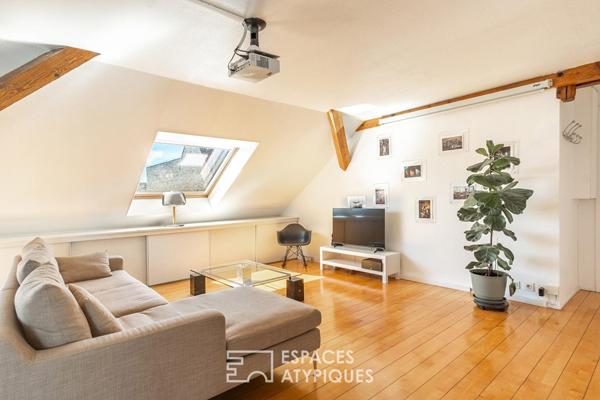 Dernier étage avec balcon quartier Contades