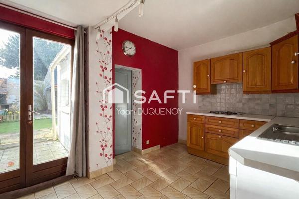 Maison de ville 4 chambres avec extérieur – centre Billy-Montigny