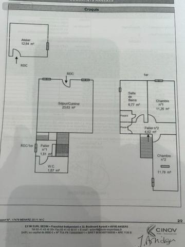 Maison à louer à Chaudefonds-sur-Layon dans le Maine-et-Loire (49290), ref : 12516/1279