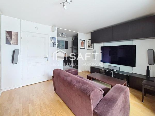 Appartement deux pièces à vendre avec terrasse et parking