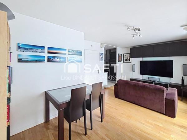 Appartement deux pièces à vendre avec terrasse et parking