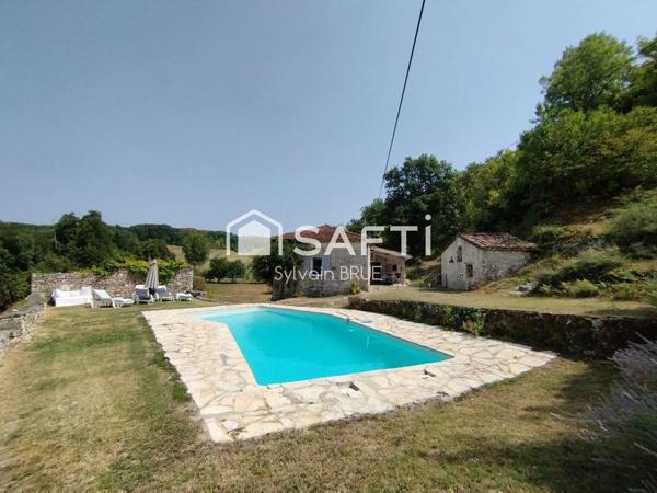 Maison en pierre blanche du Quercy – Calme et authenticité