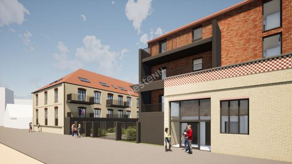 Frais de notaire offerts + 1 parking couvert offert !!!!!! A vendre du T2 au T3 avec ascenseur PMR se situant rue des Quatre Coins à CALAIS