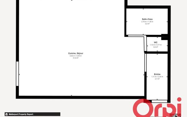 Appartement à vendre    2 pièces • 38,67 m2 Marseille 7