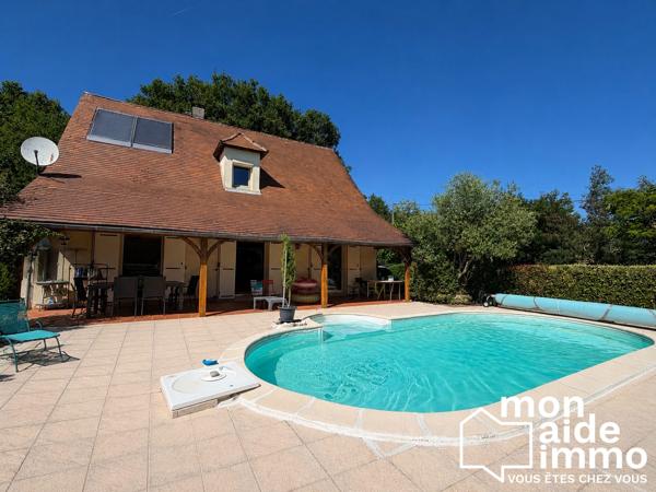 Charmante maison périgourdine avec piscine, double garage et aucun vis-à-vis