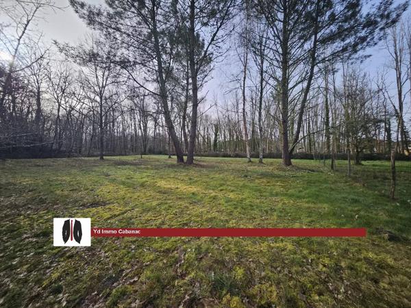 TERRAIN CONSTRUCTIBLE DANS UN ECRIN DE VERDURE