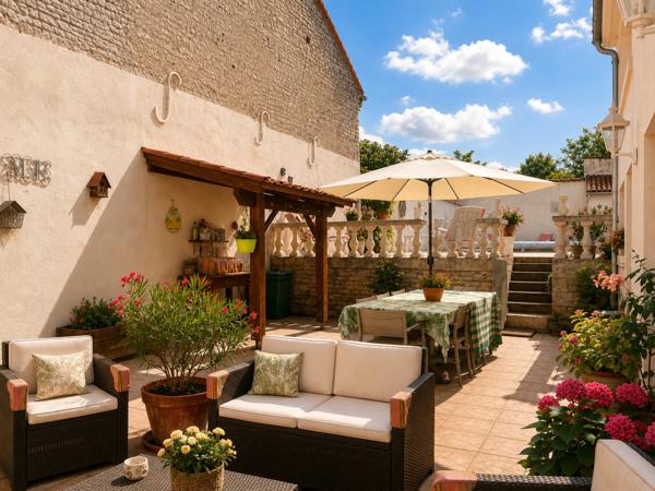 Maison d'habitation 7 pièces à vendre plus trois revenus locatifs MATHA (17)