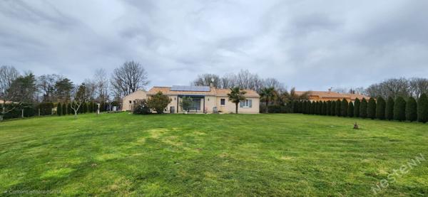 Maison de plain-pied, 130 m² habitables, Terrain 4 300 m²