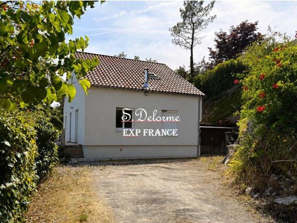 Maison avec vue panoramique sur la vallée du Lot