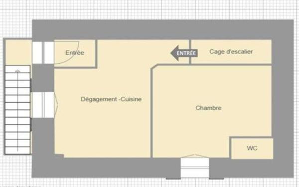 Maison à vendre    2 pièces •  Hures-la-Parade