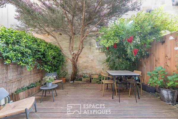 Petite maison en copropriété aux Chartrons