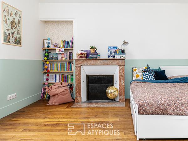 Une maison familiale de charme avec cour-jardin et garage