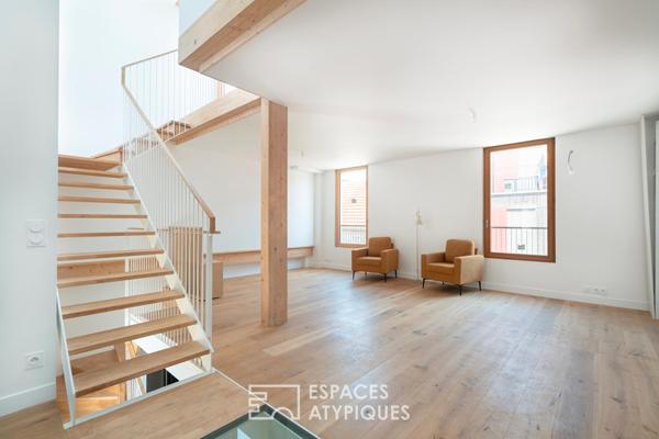 Maison d’architecte avec terrasse tropézienne