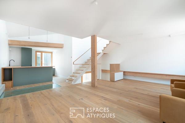 Maison d’architecte avec terrasse tropézienne