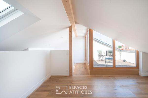 Maison d’architecte avec terrasse tropézienne