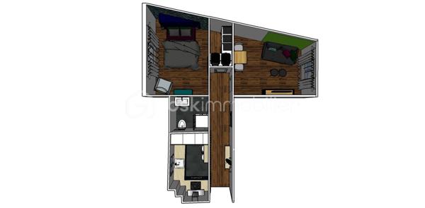 Appartement de 43,16 m²