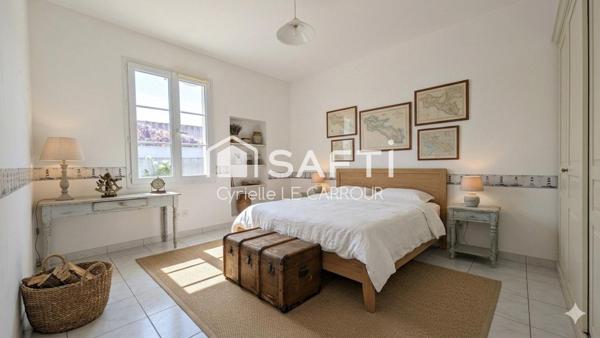 Centre village, 3 chambres, jardin clos