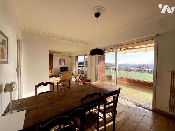 GRASSE, Rés. EMERAUDE, 52 av. Riou Blanquet. 3p de 96,46m² + Cave + Garage double en sus