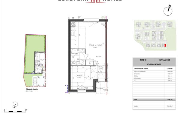 Maison à vendre    2 pièces • 42,81 m2 La Limouzinière