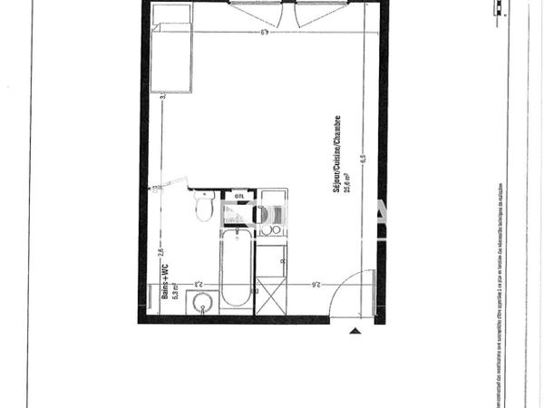 Location Studio meublé 30.9 m² - 1 RUE ANGELA DAVIS Lens 62300
