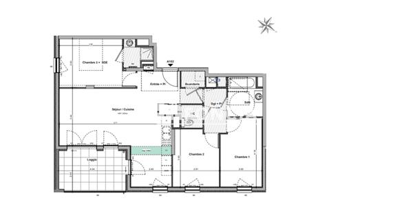 À vendre Appartement 4 pièces 80 m² - Rillieux-la-pape 69140