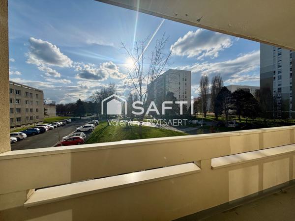 Appartement lumineux avec balcon -3 chambres -78m2