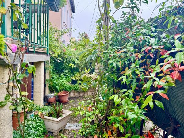 Maison de ville avec courette