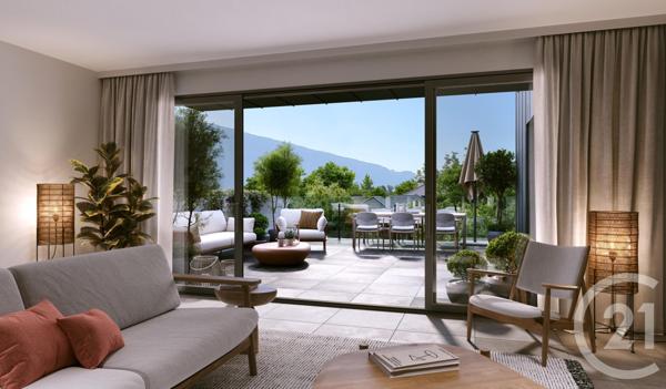 appartement à vendre  2 pièces - 48,66 m2 CHAMBERY - 73
