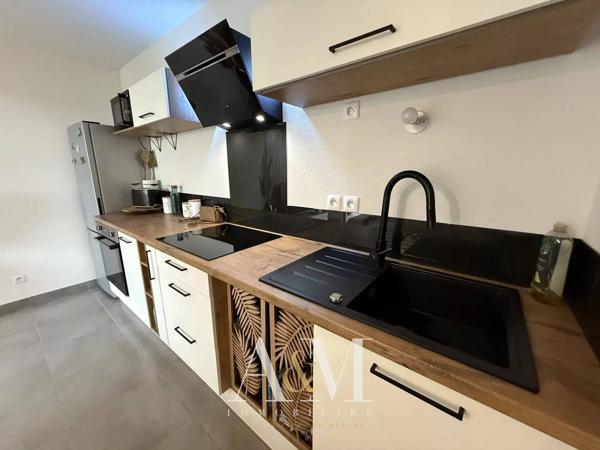 Appartement T2 de 45m² + terrasse 10.50m² + parking