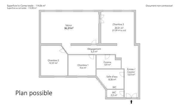 Appartement Paris 18 e - ABBESSES / RUE DES ABBESSES