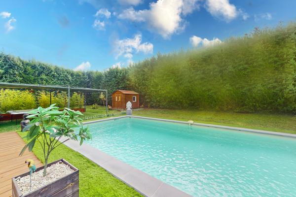 Maison T6 piscine, jardin, hangar 