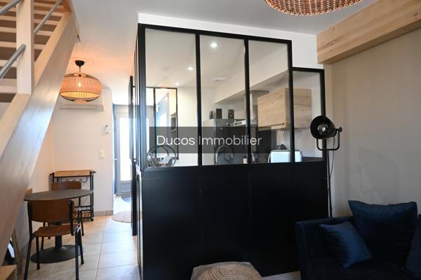 Casteljaloux, duplex T2 de standing entièrement meublé avec terrasse.