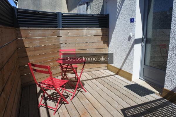 Casteljaloux, duplex T2 de standing entièrement meublé avec terrasse.