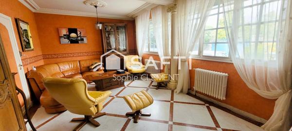 Maison 154 m² avec 5 chambres + piscine + garage