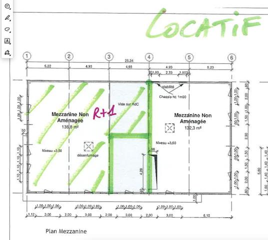 A LOUER local d'activité NEUF 350 m² - ERP SHOWROOM Accueil clients - NORD de NANTES