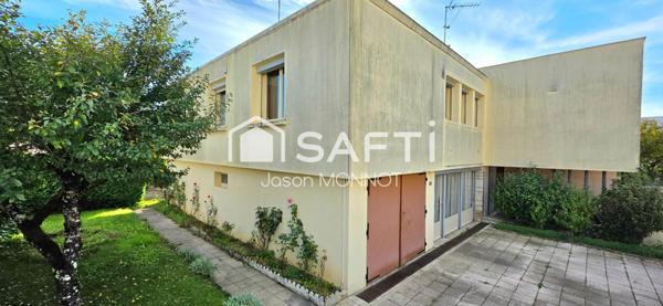 Maison familiale 4 chambres avec jardin – 120 m² – Années 1965