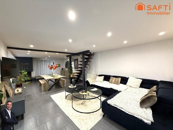 Superbe maison atypique de 3 pièces disposant d'une terrasse, d'un jardin et d'un parking !