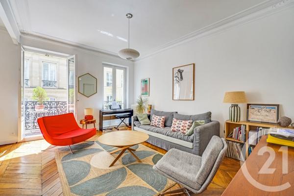 Appartement à vendre  4 pièces - 77 m 2   PARIS  - 75018