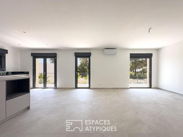 Villa style californien avec piscine balinaise