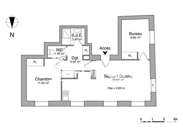 Location Appartement 2 pièces 52.81 m² - 60-62 RUE BONNETERIE Avignon 84000