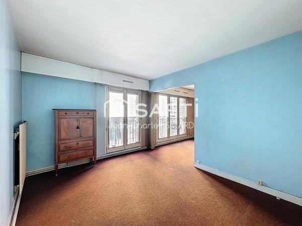 Terrasse, cave et parking – Paris 15 à rénover