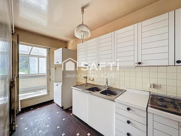 Terrasse, cave et parking – Paris 15 à rénover